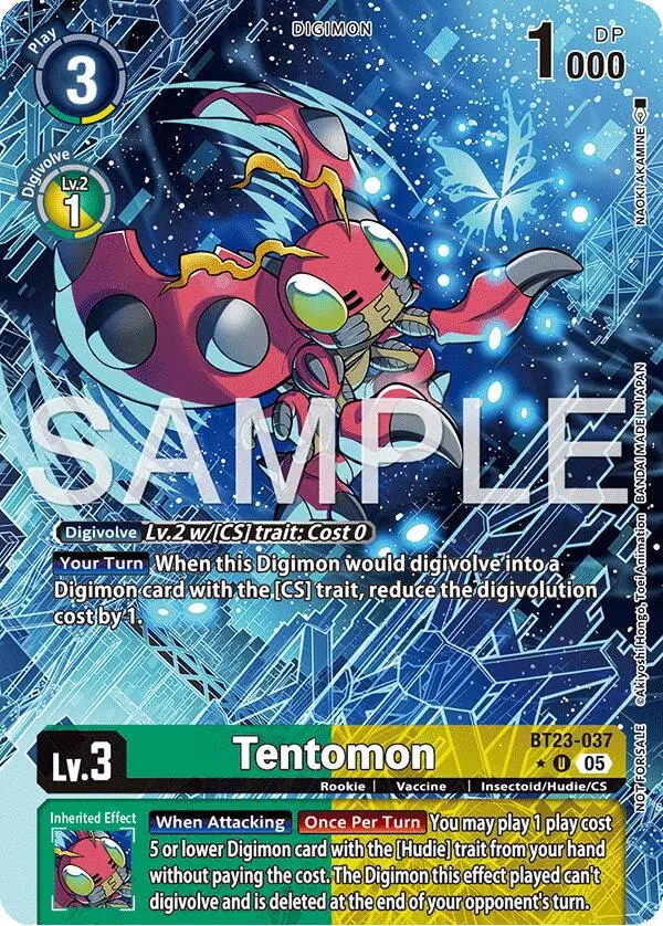 Tentomon [Bt23-037] (Hacker's Slumber Box Promotion Pack) [Hackers' Slumber] 1