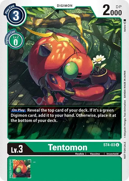 Tentomon [St4-03] (Official Tournament Pack Vol.3) [Starter Deck: Giga Green Promos] 1