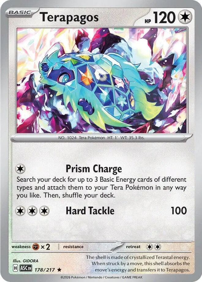 Terapagos (178/217) [Mega Evolution: Ascended Heroes] 1
