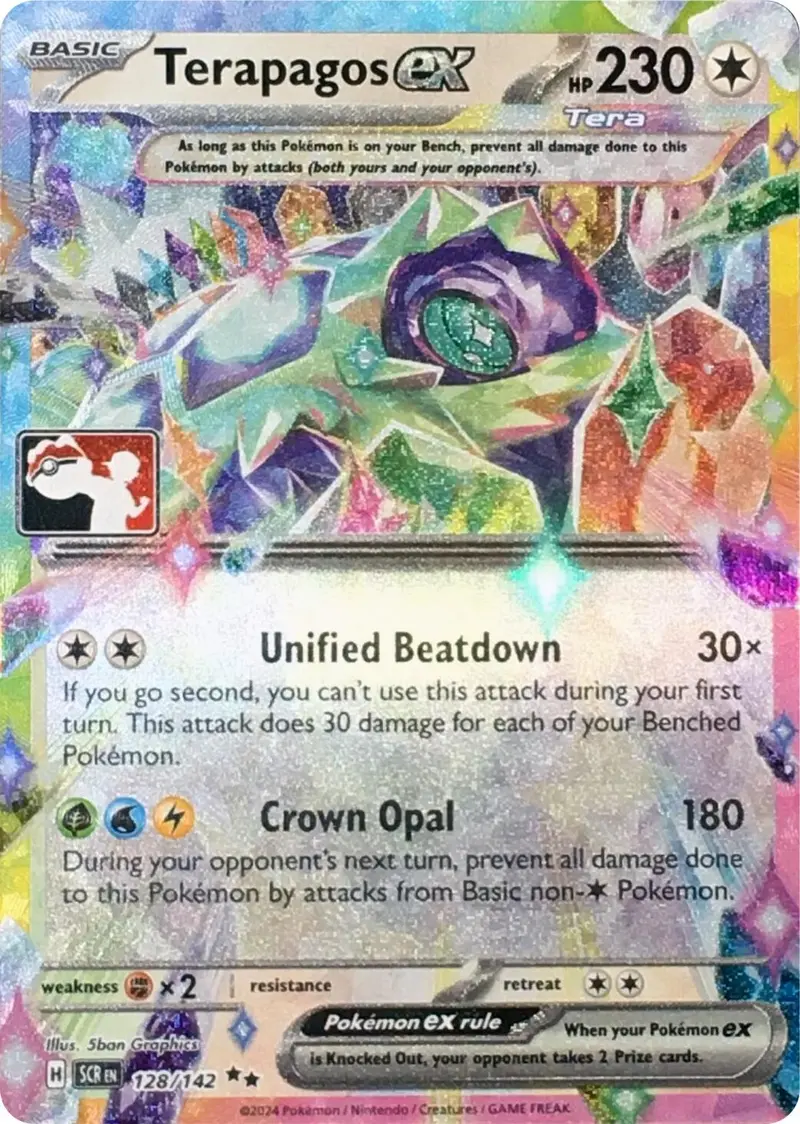 Terapagos Ex (128/142) (Series 7) [Prize Pack Series Seven] 1