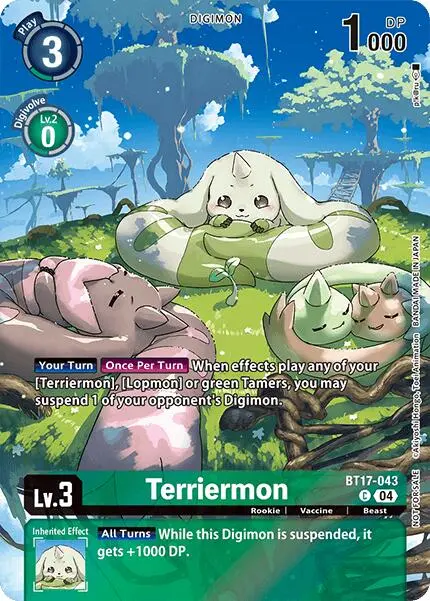 Terriermon [Bt17-043] (Legend Pack 2024 Box Topper) [Chain Of Liberation] 1