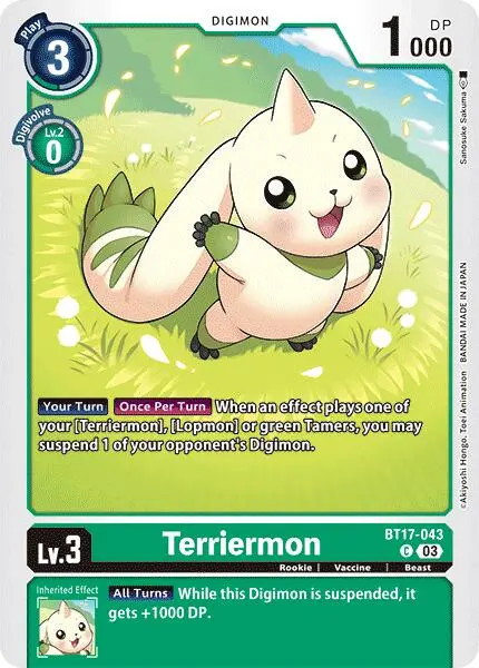 Terriermon [Bt17-043] [Secret Crisis] 1