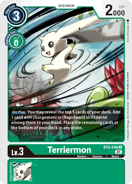 Terriermon [Bt8-046] [New Awakening] 1