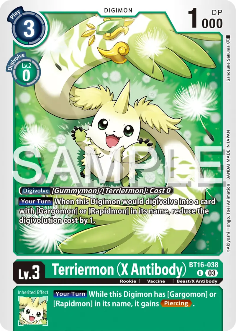 Terriermon (X Antibody) [Bt16-038] [Beginning Observer] 1