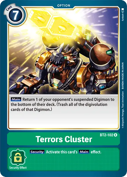 Terrors Cluster [Bt2-102] [Release Special Booster Ver.1.0] 1