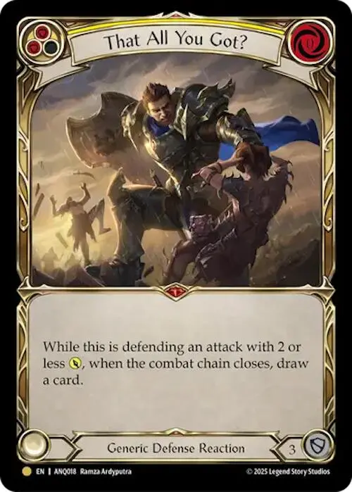That All You Got (Yellow) (Gold) [Anq018] (Compendium Of Rathe - Antiquity Pack)  Rainbow Foil 1