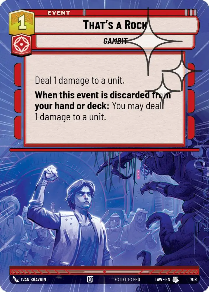 That's A Rock (708) (Hyperspace Foil) (708) [A Lawless Time] 1