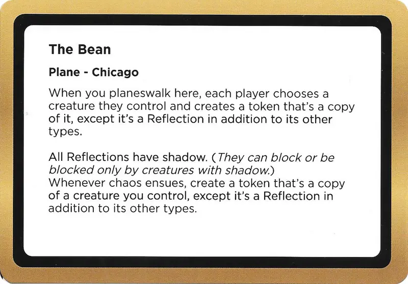 The Bean (Black Lotus Unknown Planechase) [Oversize Cards] 1