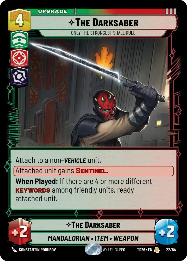 The Darksaber - Only The Strongest Shall Rule (22/84) (22/84) [Twin Suns] 1