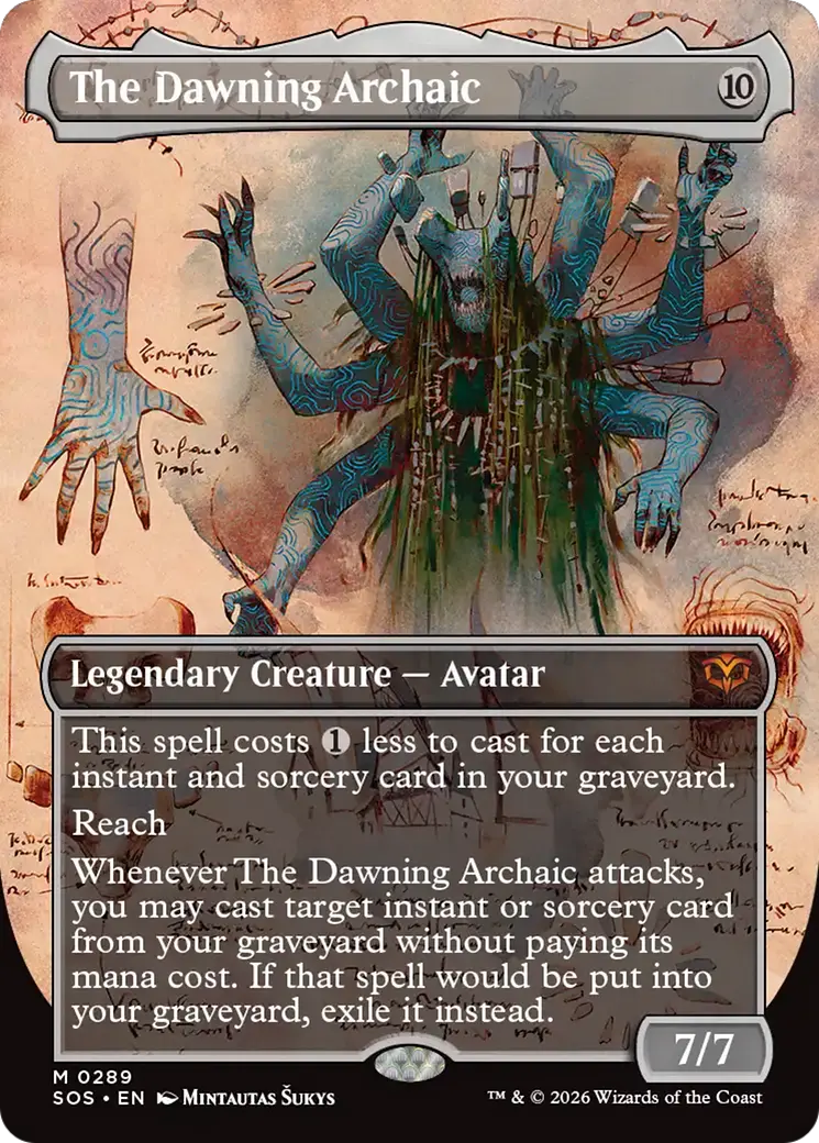 The Dawning Archaic (Borderless) [Secrets Of Strixhaven] 1