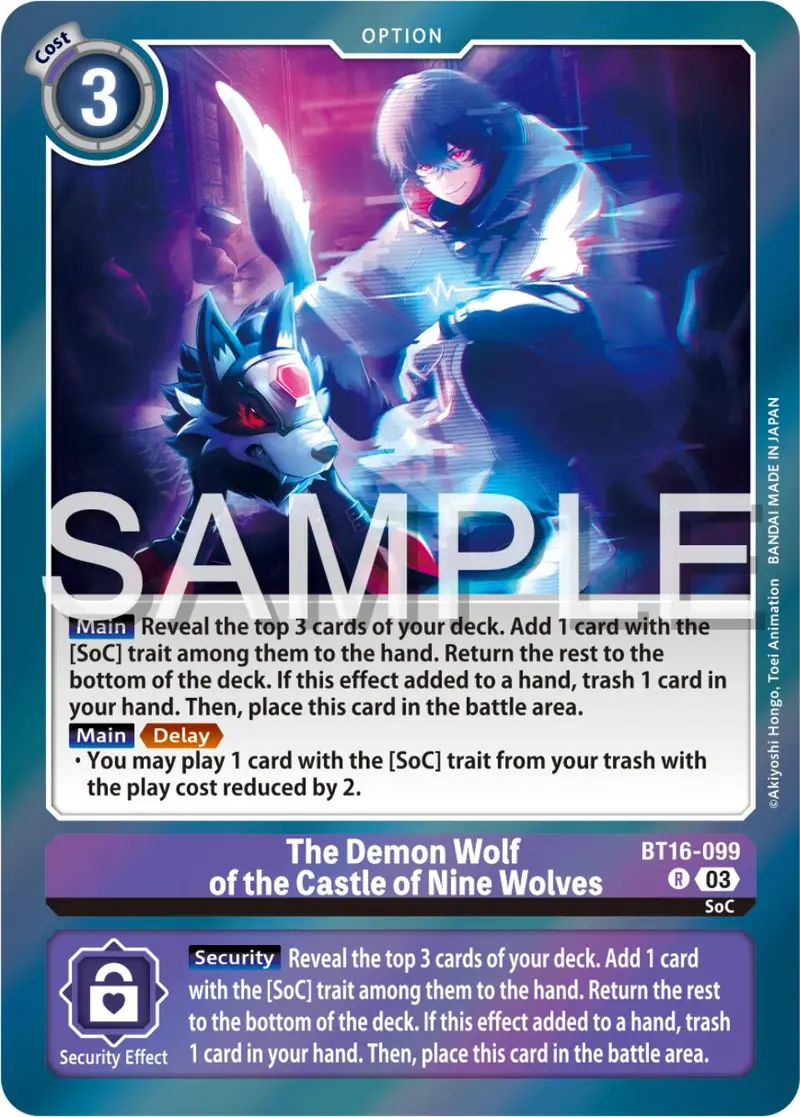 The Demon Wolf Of The Castle Of Nine Wolves [Bt16-099] [Beginning Observer] 1