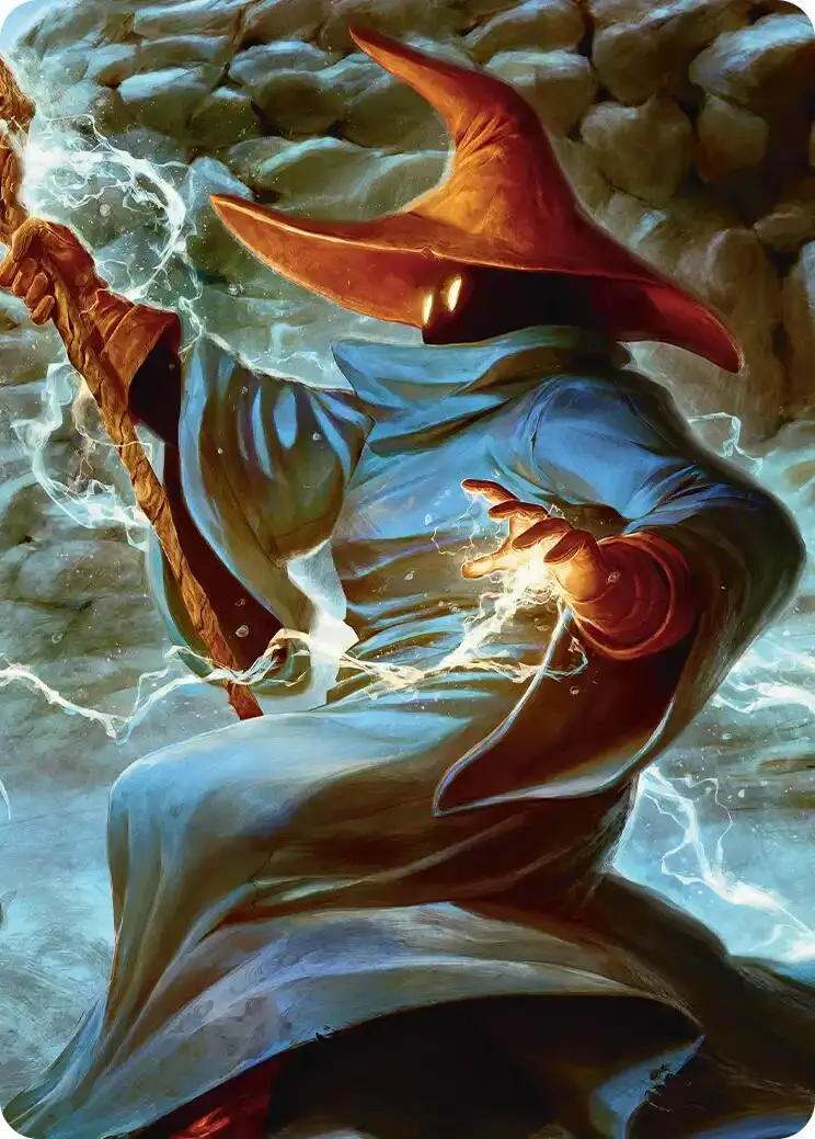 The Destined Black Mage Scene Art Card [Final Fantasy Art Series] 1