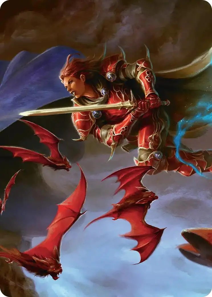 The Destined Warrior Scene Art Card [Final Fantasy Art Series] 1
