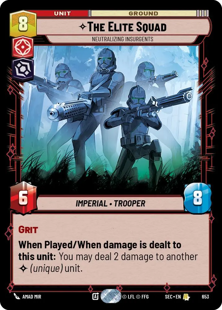 The Elite Squad - Neutralizing Insurgents (Foil) (653) (653) [Secrets Of Power] 1