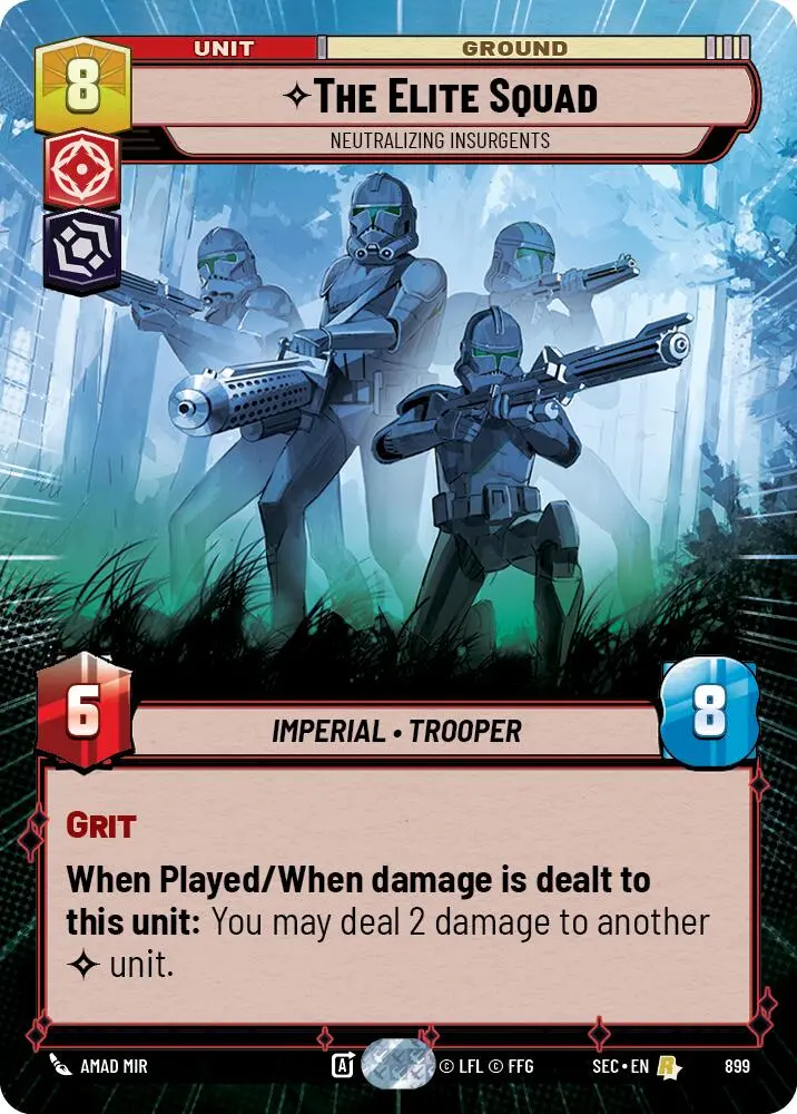 The Elite Squad - Neutralizing Insurgents (Hyperspace Foil) (899) (899) [Secrets Of Power] 1