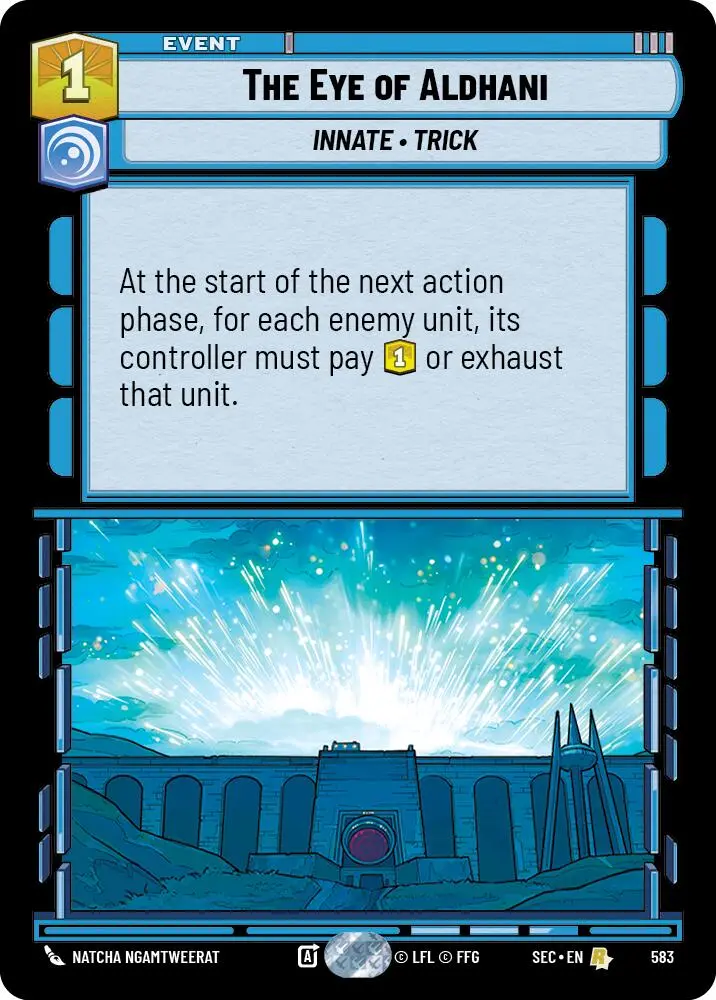The Eye Of Aldhani (583) (Foil) (583) [Secrets Of Power] 1