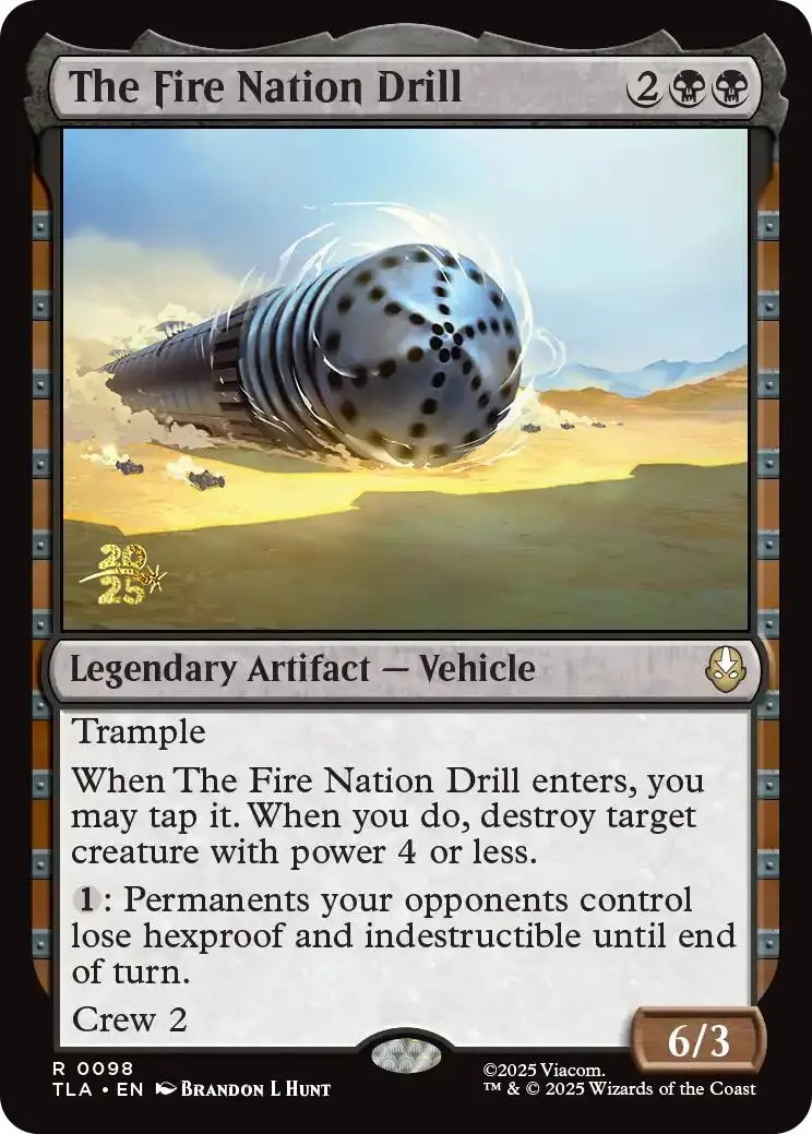 The Fire Nation Drill [Avatar: The Last Airbender Prerelease Cards] 1