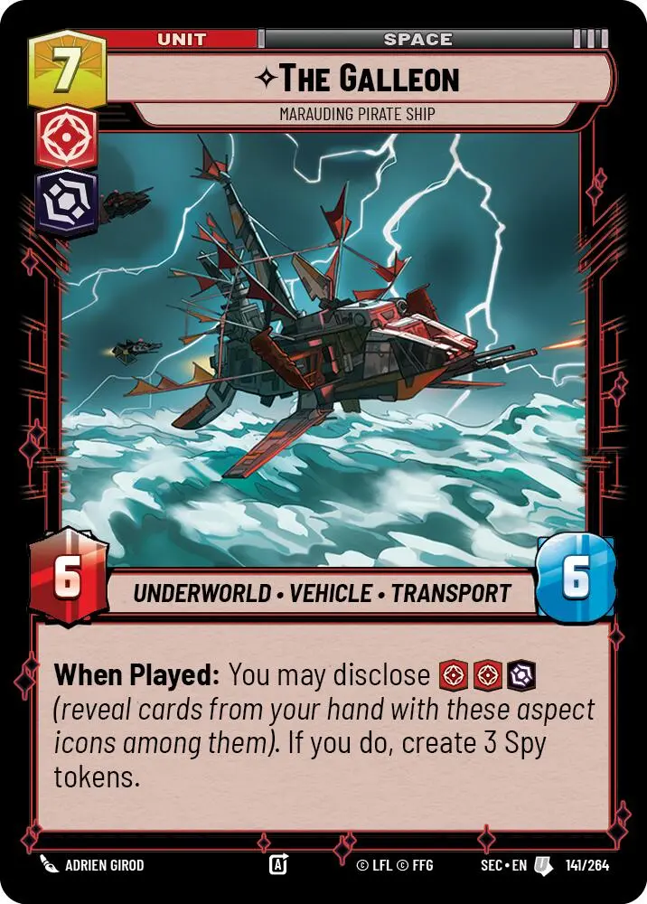 The Galleon (141/264) - Marauding Pirate Ship (141/264) [Secrets Of Power] 1