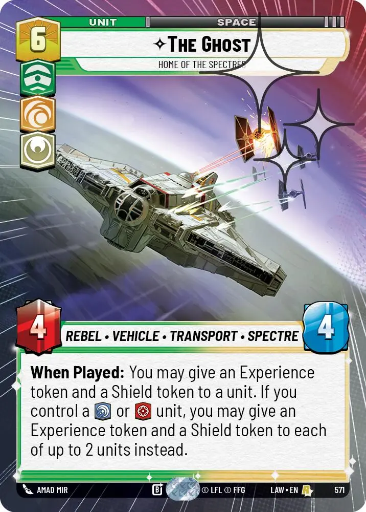 The Ghost - Home Of The Spectres (571) (Hyperspace Foil) (571) [A Lawless Time] 1