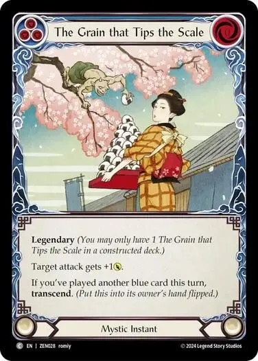 The Grain That Tips The Scale [Zen028] (Part The Mistveil Zen Blitz Deck) 1