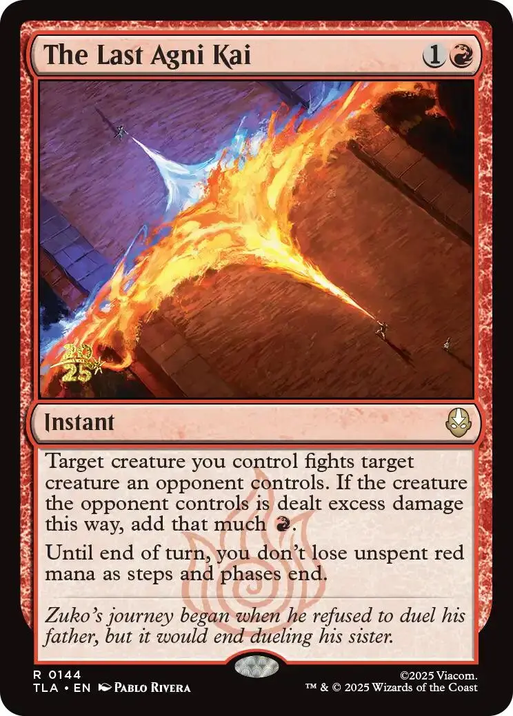 The Last Agni Kai [Avatar: The Last Airbender Prerelease Cards] 1