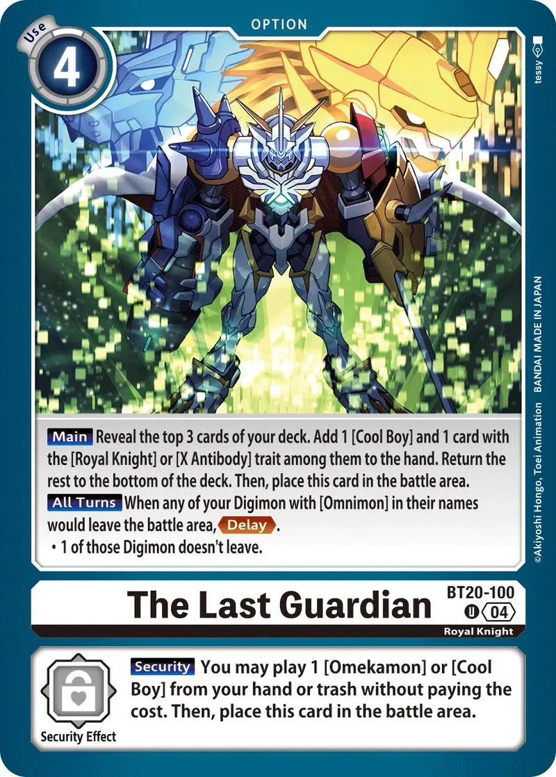 The Last Guardian [Bt20-100] [Release Special Booster Ver.2.5] 1