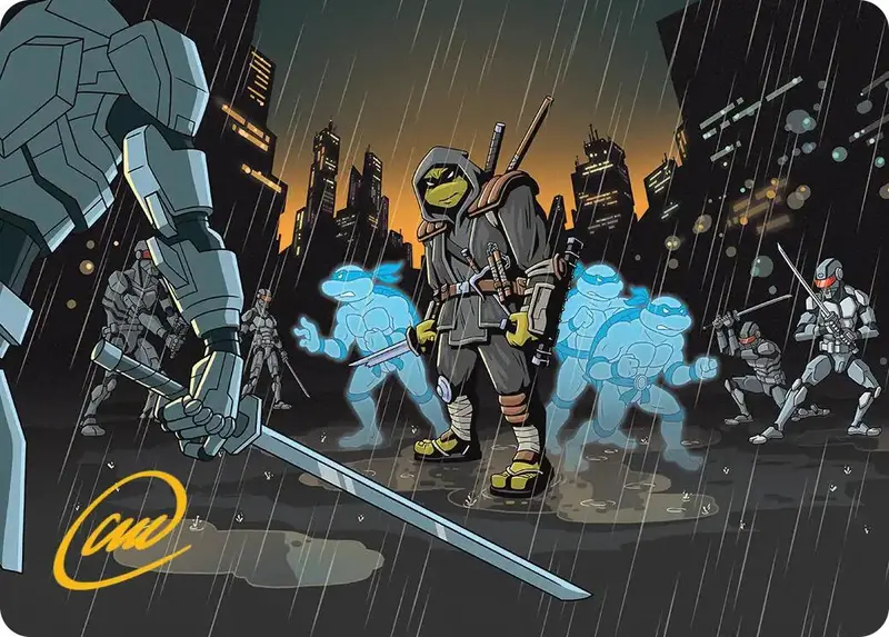 The Last Ronin's Technique Art Card (Gold-Stamped Signature) [Teenage Mutant Ninja Turtles Art Series] 1