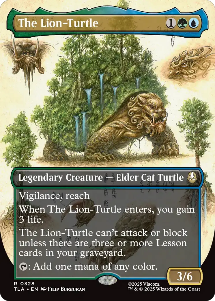The Lion-Turtle (Borderless) [Avatar: The Last Airbender] 1
