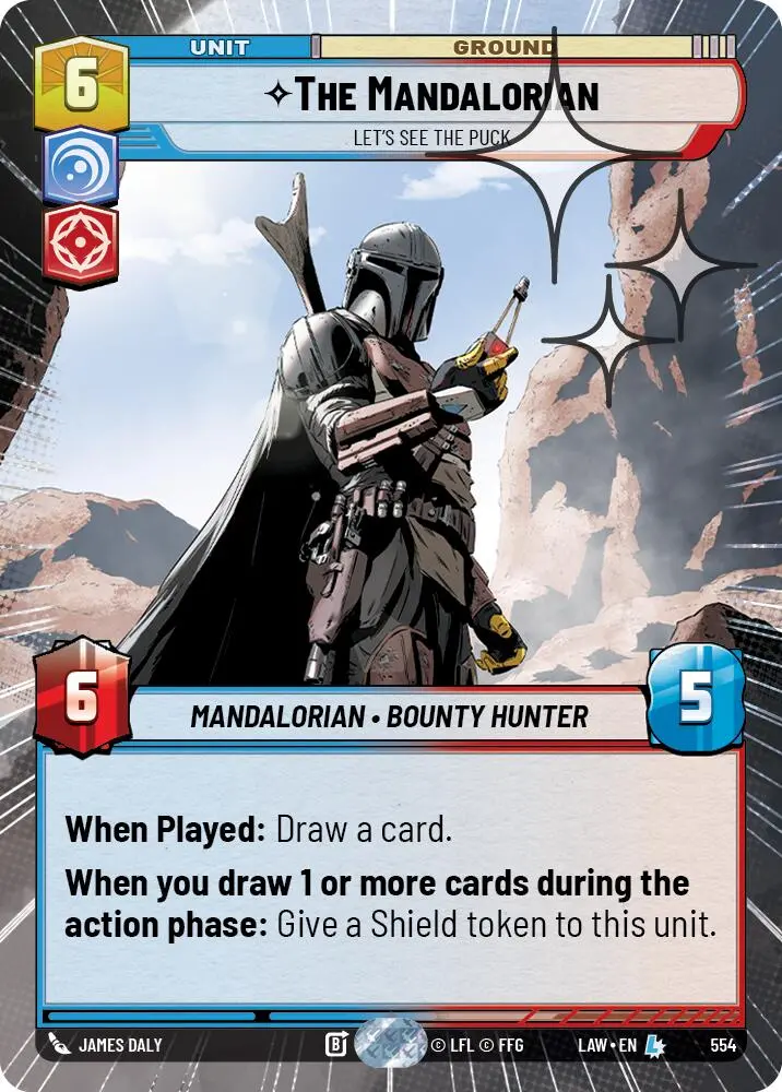 The Mandalorian - Let's See The Puck (554) (Hyperspace Foil) (554) [A Lawless Time] 1