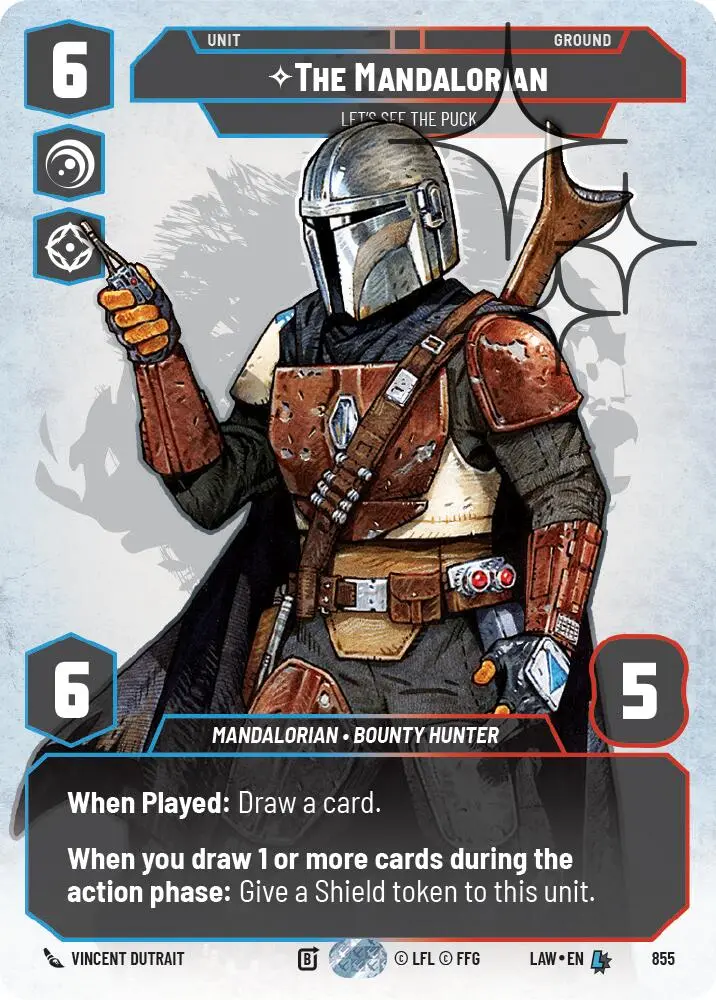 The Mandalorian - Let's See The Puck (Prestige Foil) (855) (855) [A Lawless Time] 1