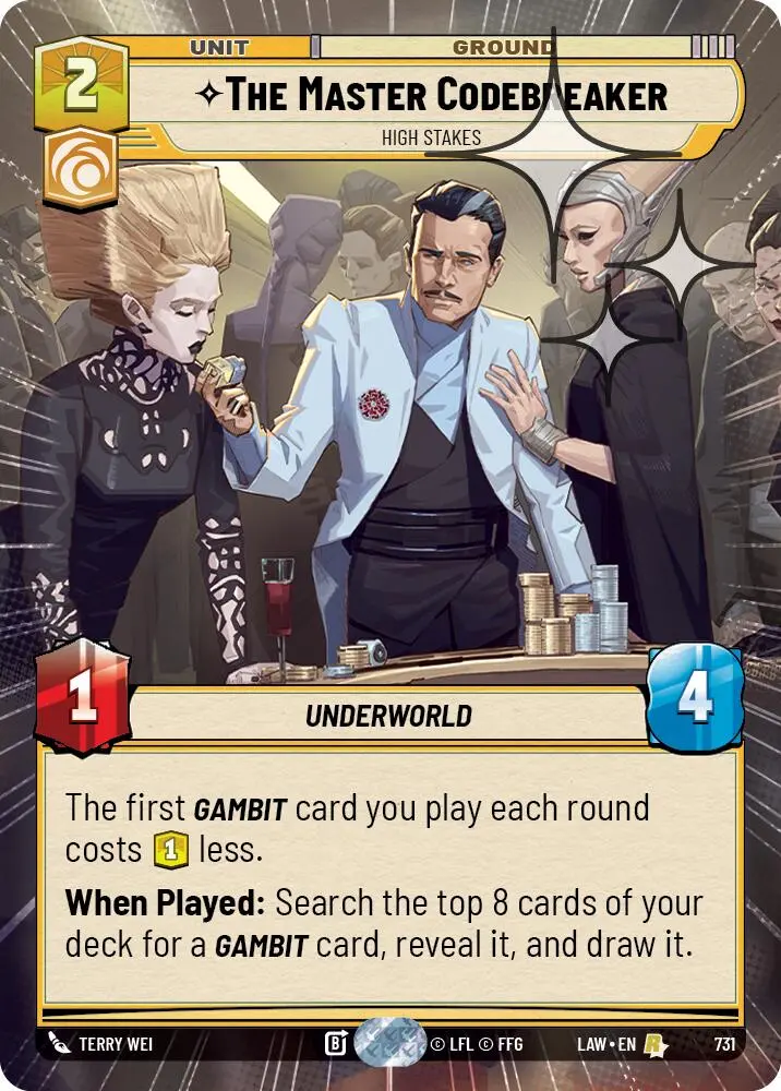 The Master Codebreaker - High Stakes (731) (Hyperspace Foil) (731) [A Lawless Time] 1