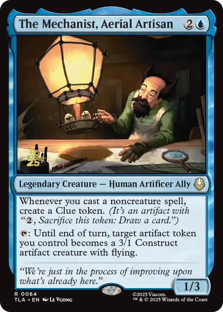 The Mechanist, Aerial Artisan [Avatar: The Last Airbender Prerelease Cards] 1