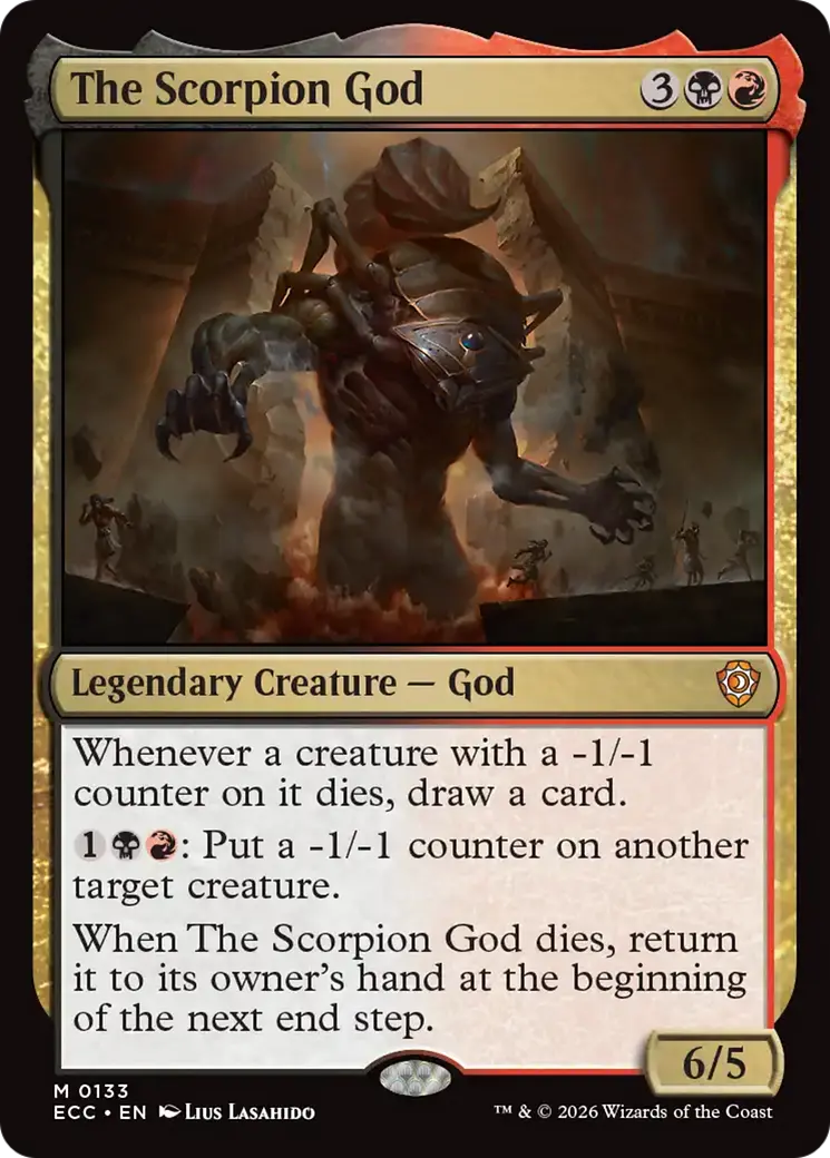 The Scorpion God [Lorwyn Eclipsed Commander] 1