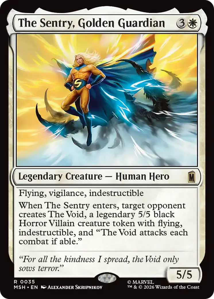 The Sentry, Golden Guardian [Marvel Super Heroes] 1