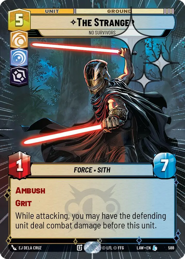 The Stranger - No Survivors (588) (Hyperspace Foil) (588) [A Lawless Time] 1