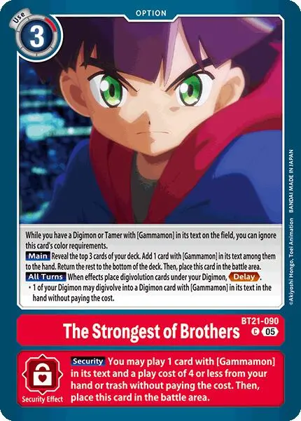 The Strongest Of Brothers [Bt21-090] [World Convergence] 1