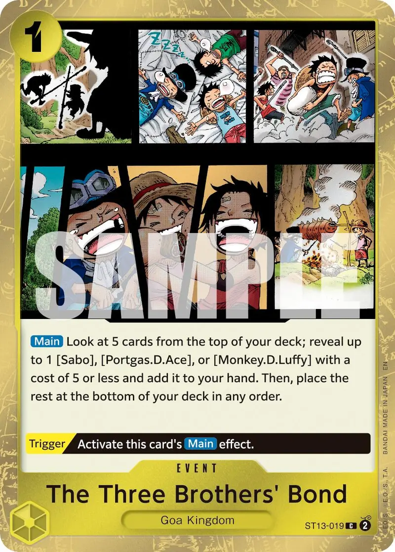 The Three Brothers' Bond (Pirate Foil) [Premium Booster -The Best- Vol. 2] 1