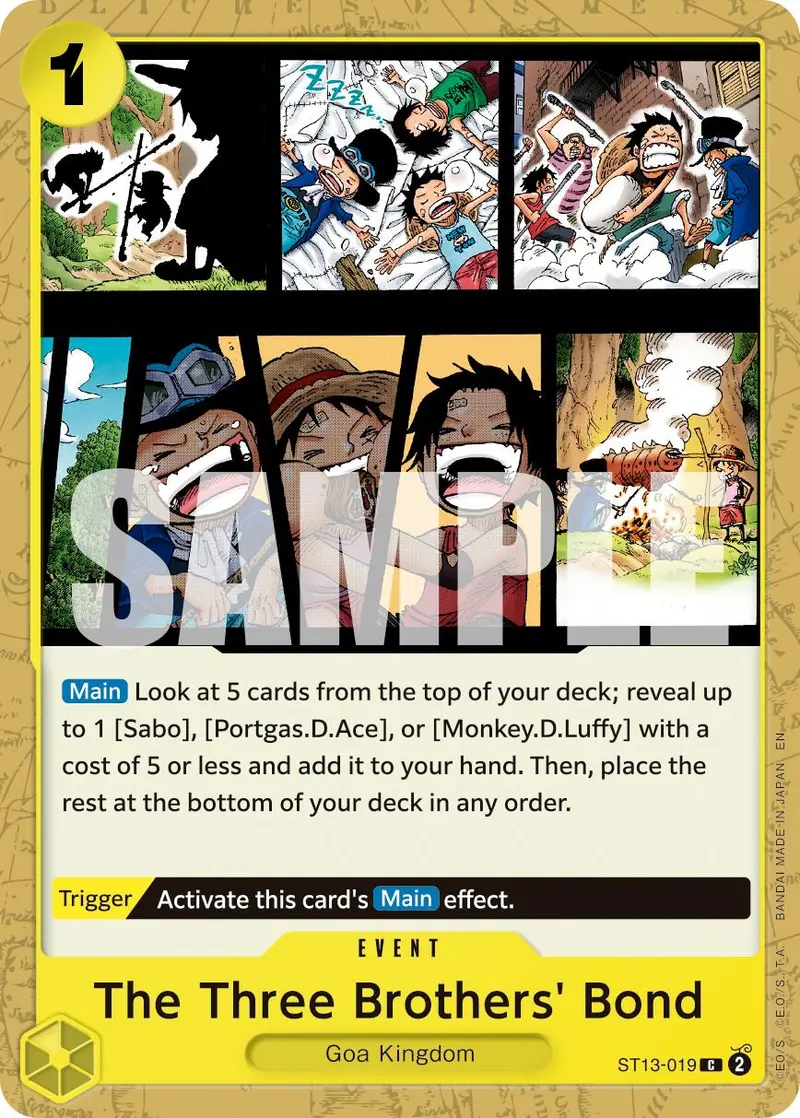 The Three Brothers' Bond (Reprint) [Premium Booster -The Best- Vol. 2] 1