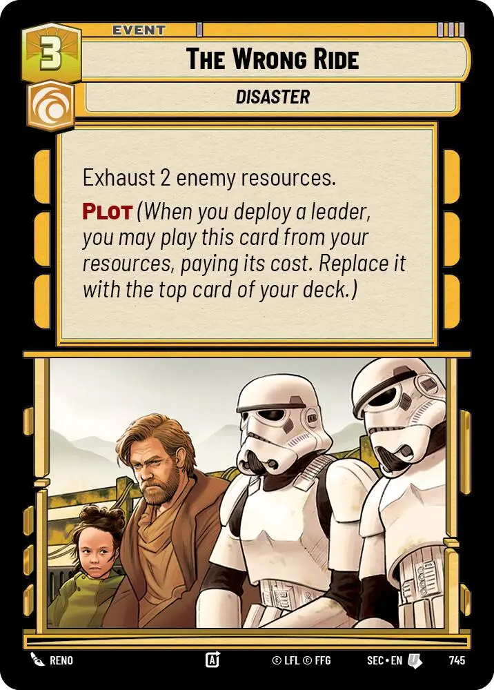 The Wrong Ride (745) (Foil) (745) [Secrets Of Power] 1