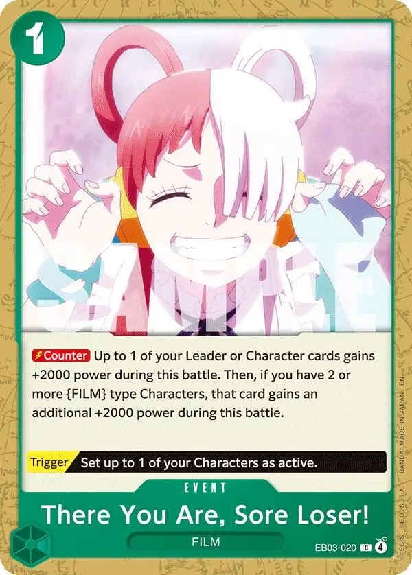There You Are, Sore Loser! [Extra Booster: One Piece Heroines Edition] 1