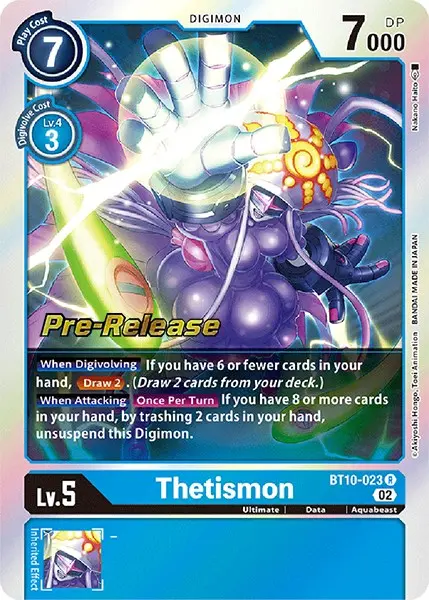 Thetismon [Bt10-023] [Xros Encounter Pre-Release Cards] 1
