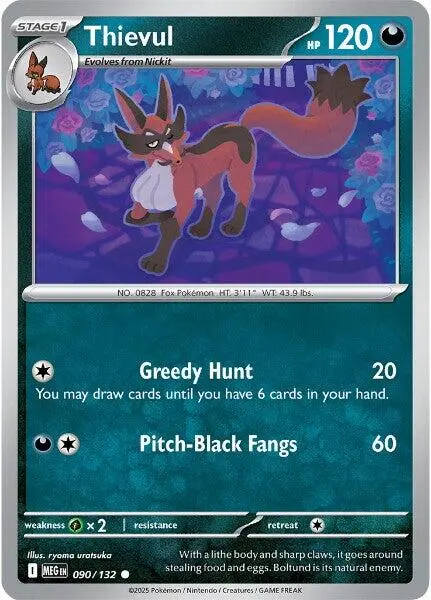 Thievul (090/132) [Mega Evolution: Base Set] 1