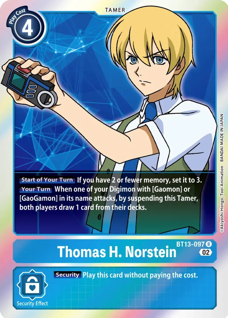 Thomas H. Norstein [Bt13-097] [Versus Royal Knights Booster] 1