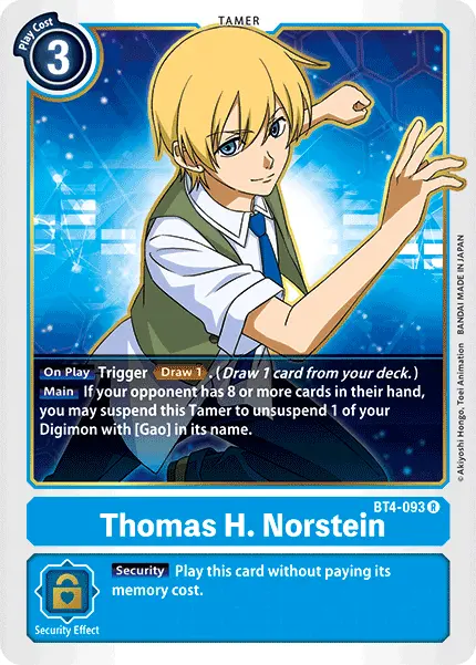 Thomas H. Norstein [Bt4-093] [Great Legend] 1