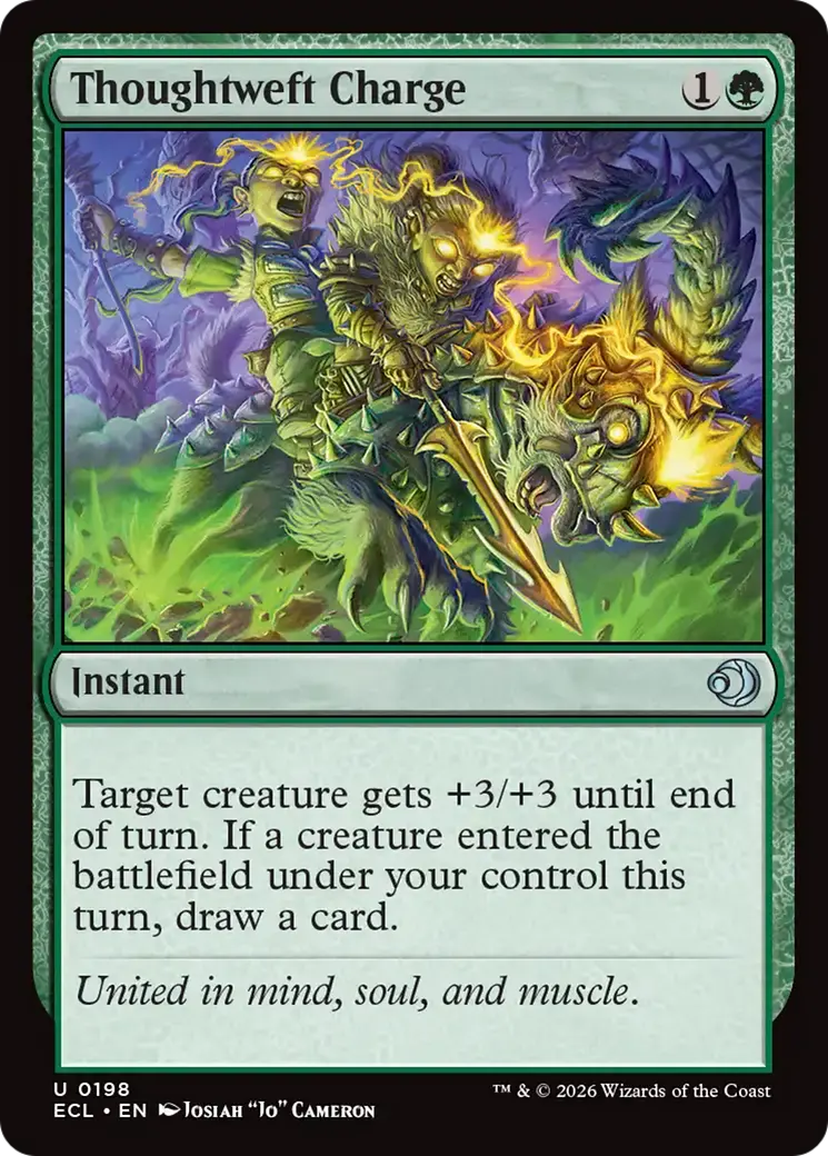 Thoughtweft Charge [Lorwyn Eclipsed] 1
