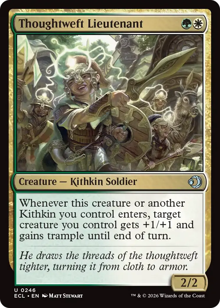 Thoughtweft Lieutenant [Lorwyn Eclipsed] 1
