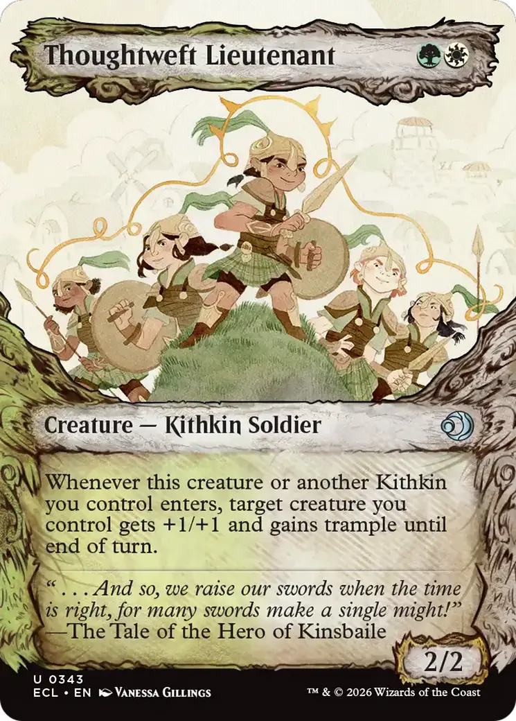 Thoughtweft Lieutenant (Showcase) [Lorwyn Eclipsed] 1