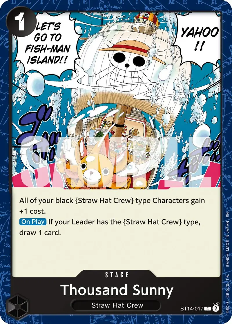 Thousand Sunny (Reprint) [Premium Booster -The Best- Vol. 2] 1