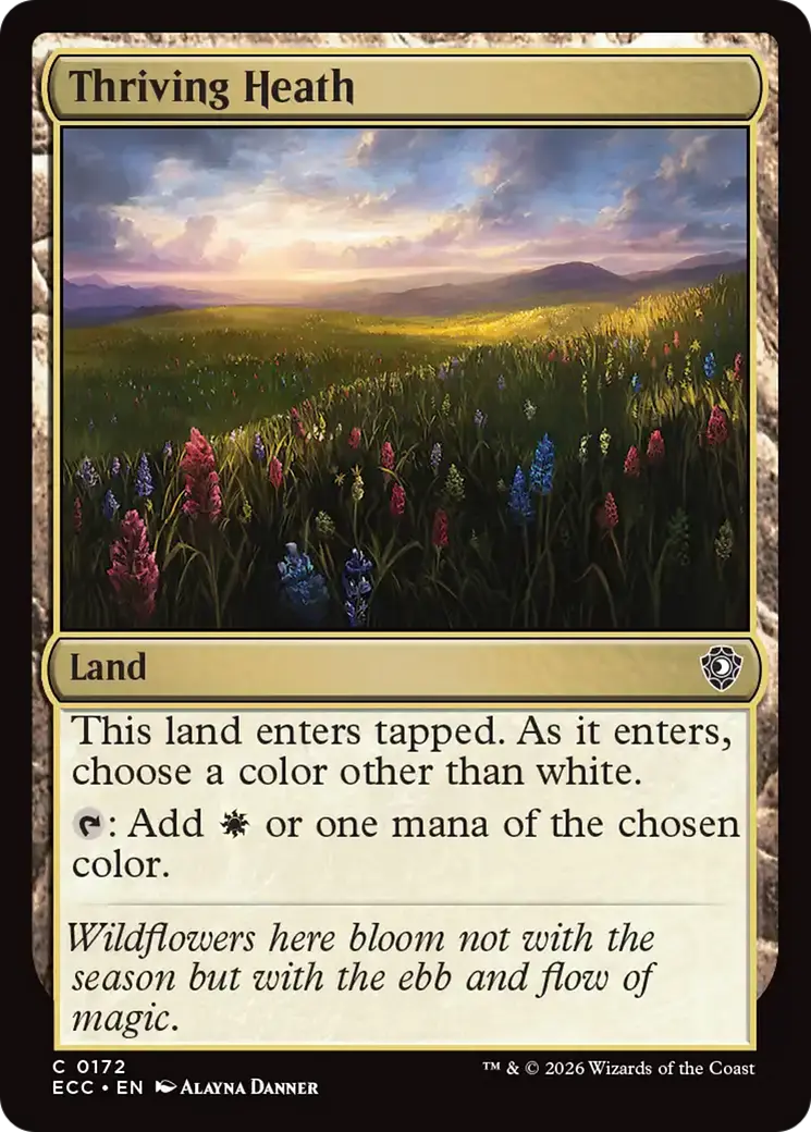 Thriving Heath [Lorwyn Eclipsed Commander] 1
