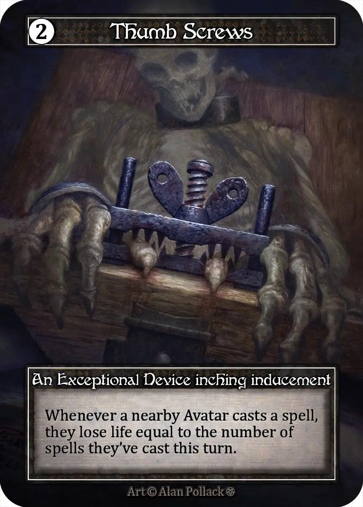 Thumb Screws (Foil) [Gothic] 1